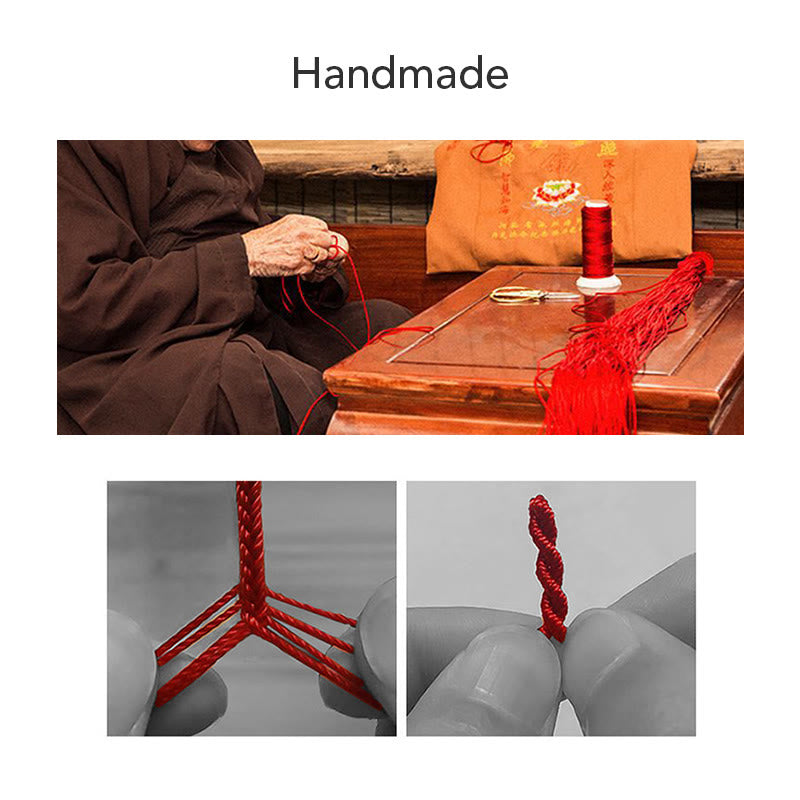 Bracelet en fil rouge à cinq couleurs pour la chance et la protection