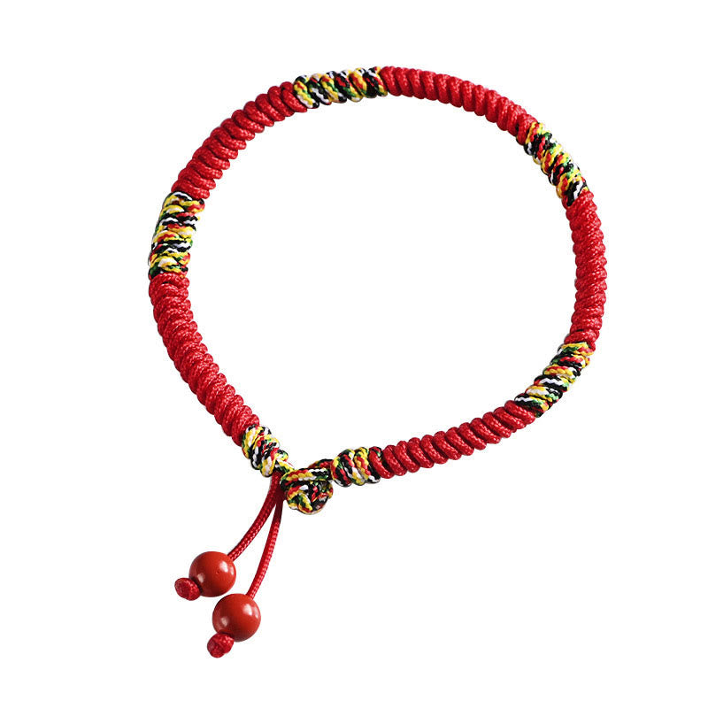 Bracelet de protection à cordon rouge King Kong Knot Five Colors