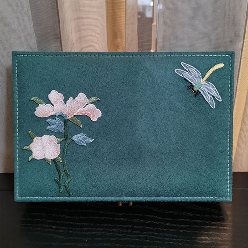 Coffret à bijoux en flanelle 28 cm pour bijoux spirituels