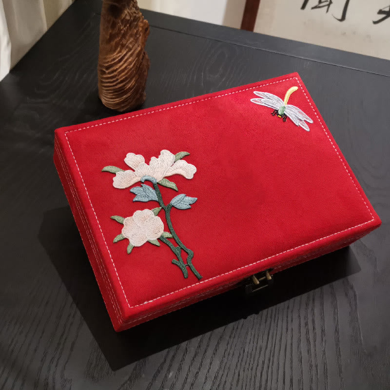 Coffret à bijoux en flanelle 28 cm pour bijoux spirituels