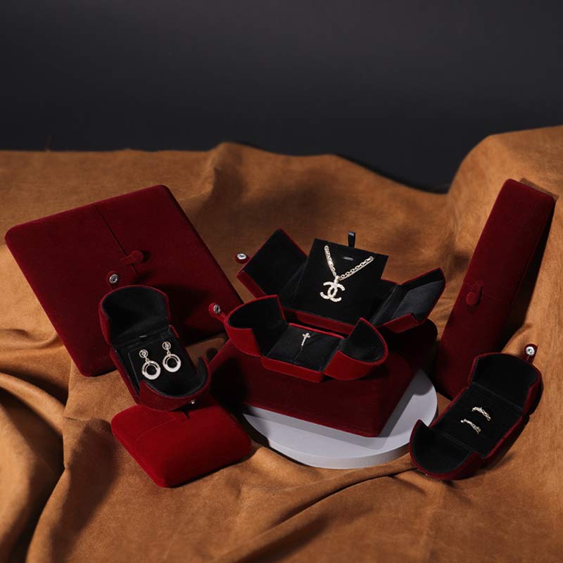 Coffret à bijoux en flanelle | Organiseur de cadeaux Zen Decor