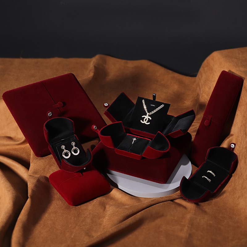 Coffret à bijoux en flanelle | Organiseur de cadeaux Zen Decor