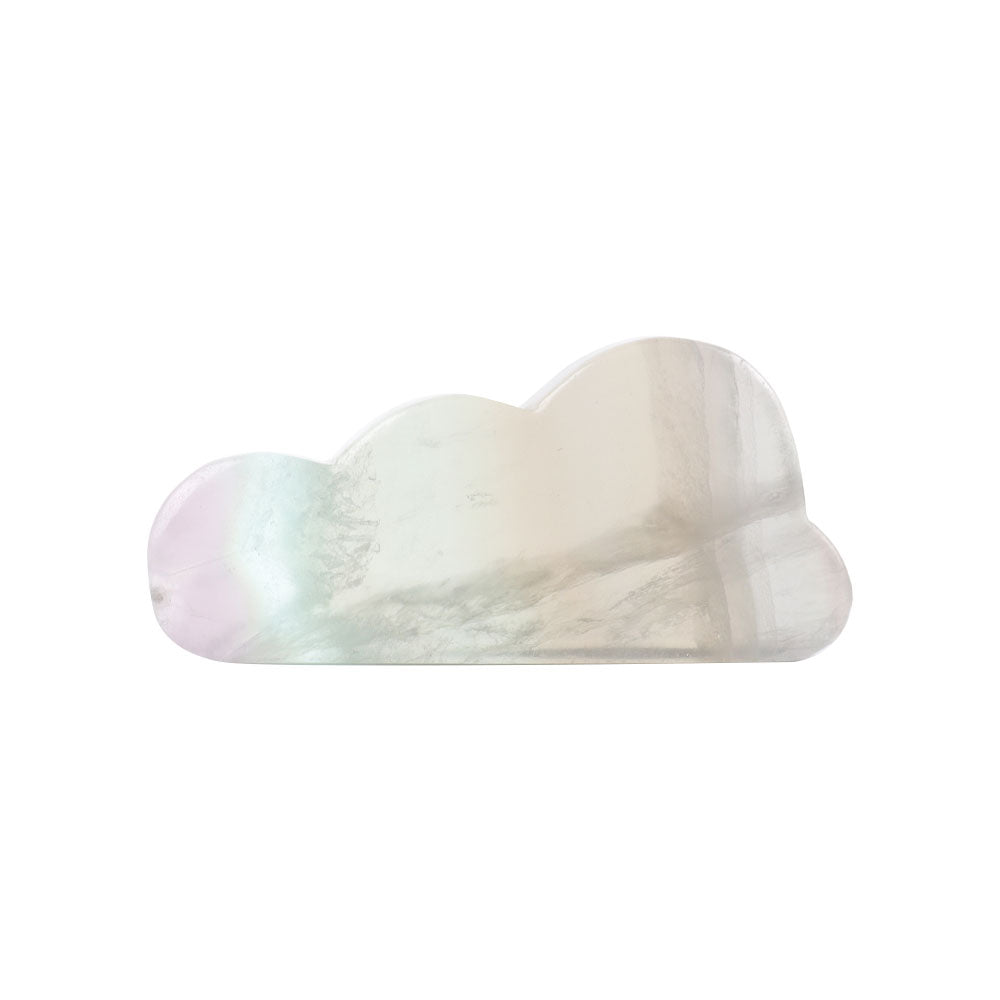 Fluorite Cloud Shape Crystal Carving 3.27 Inch Healing Stone