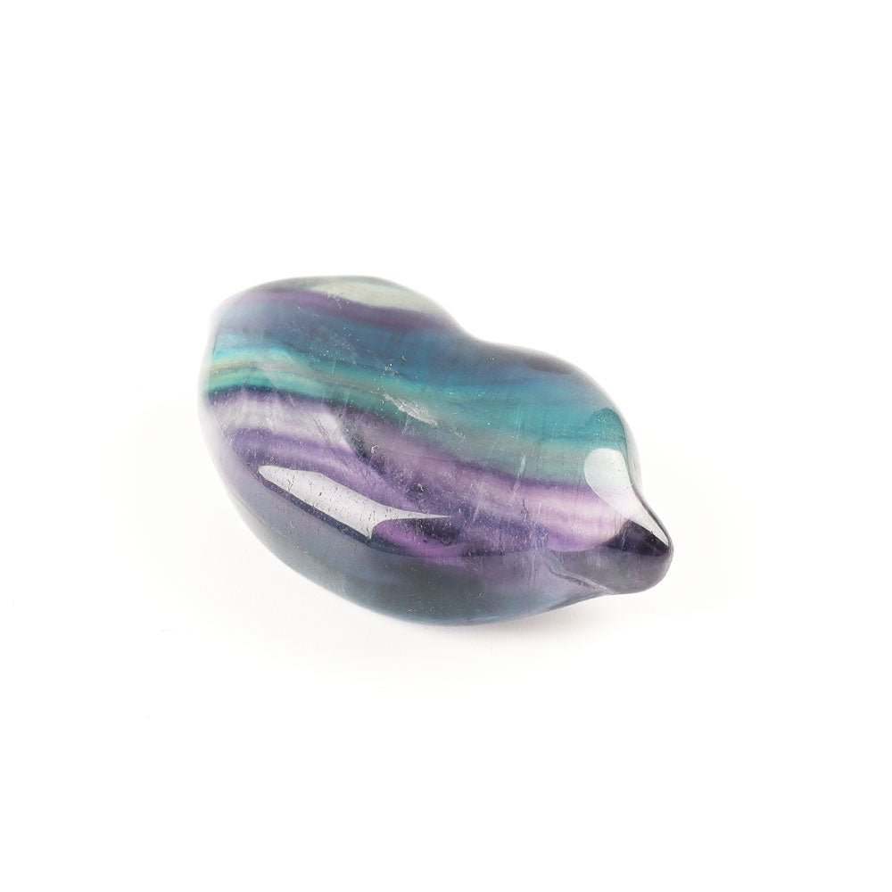 Fluorite Crystal Lips Carvings 2-2.2 Inch Polished Shape
