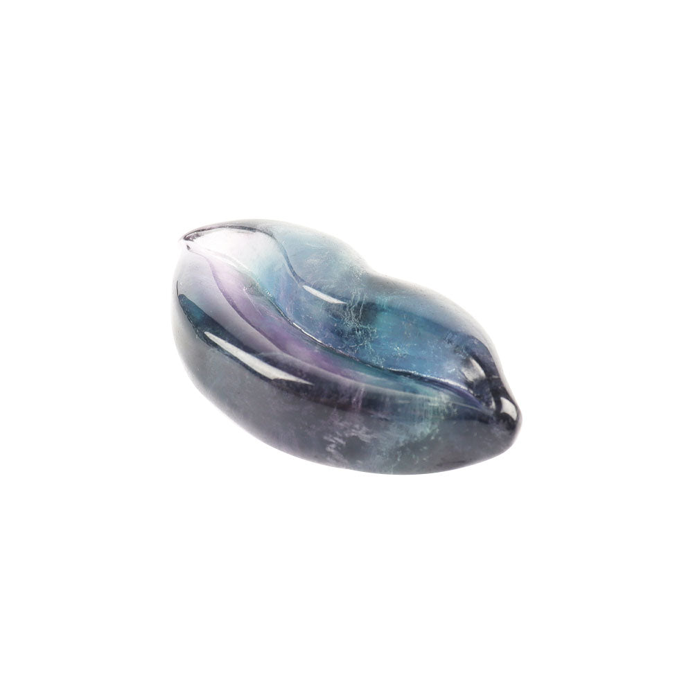 Fluorite Crystal Lips Carvings 2-2.2 Inch Polished Shape