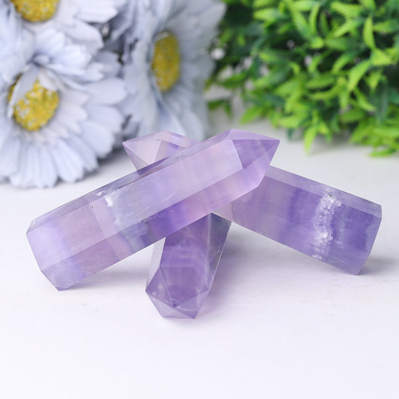Fluorite Crystal Tower 2.4-4.5 Inch Healing Point