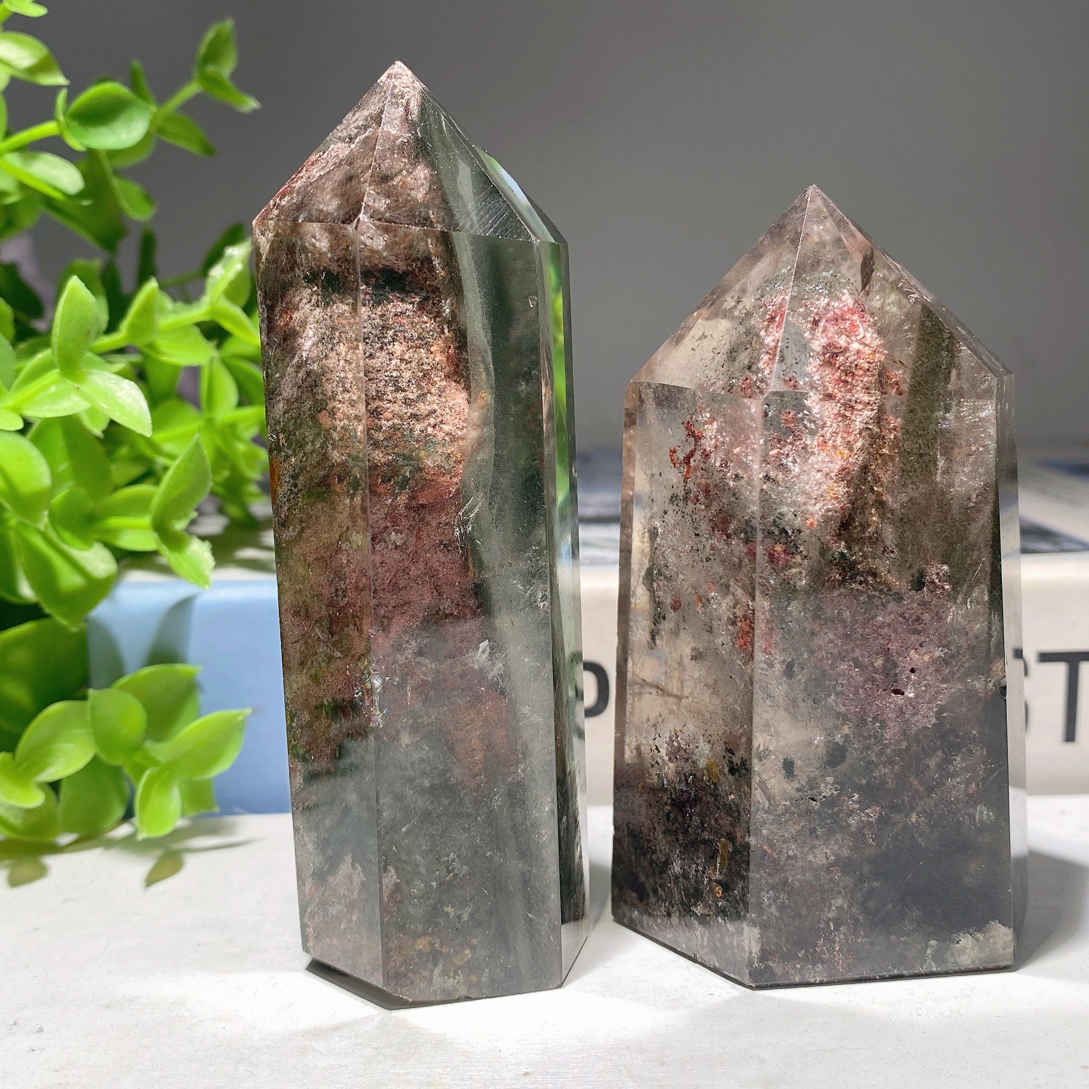 Garden Quartz Tower Crystal Points 2.5-4.5 Inch Healing