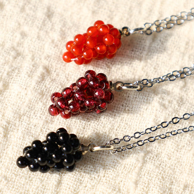 Collier de protection en grenat | Pierres naturelles 45 cm