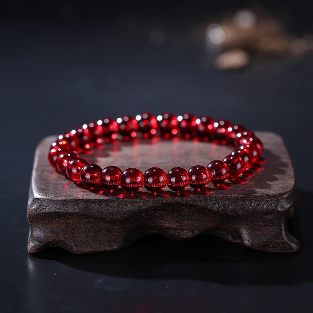Bracelet de pouvoir en grenat : réalisez vos rêves
