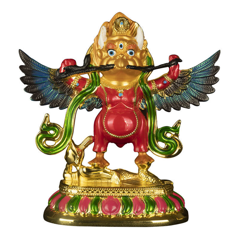 Statue spirituelle de l'oiseau Garuda | Figurine de protection pour la maison en alliage