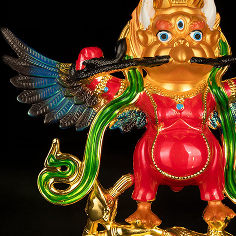 Statue spirituelle de l'oiseau Garuda | Figurine de protection pour la maison en alliage