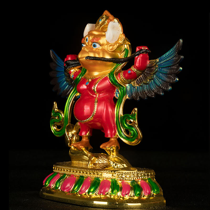 Statue spirituelle de l'oiseau Garuda | Figurine de protection pour la maison en alliage