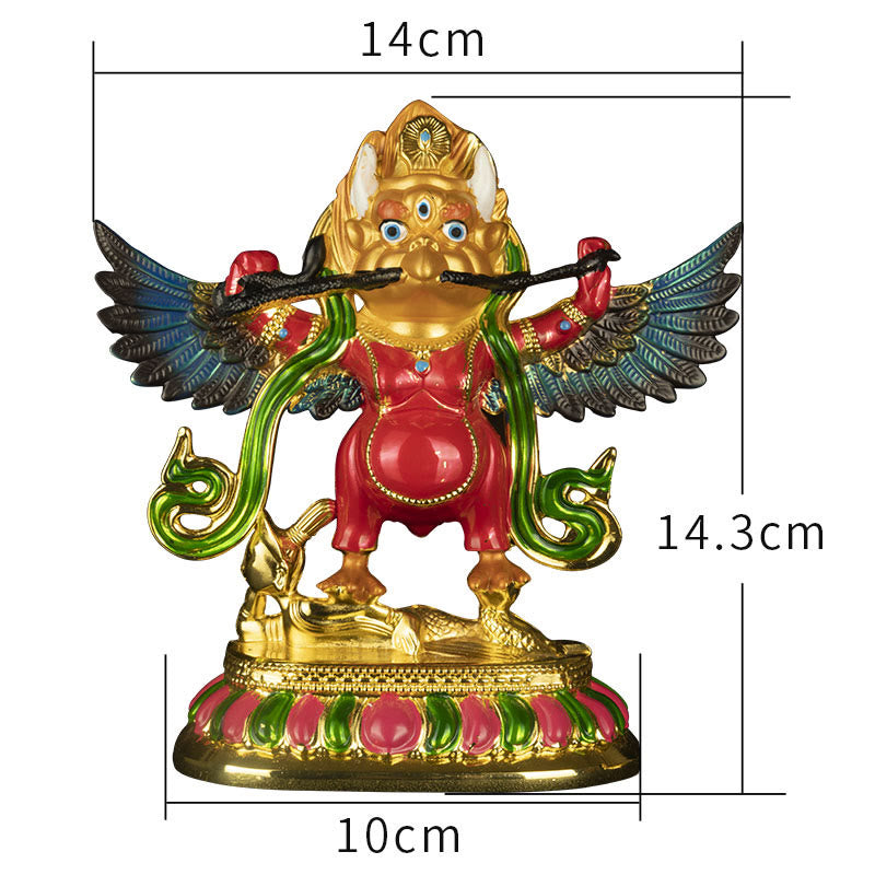 Statue spirituelle de l'oiseau Garuda | Figurine de protection pour la maison en alliage