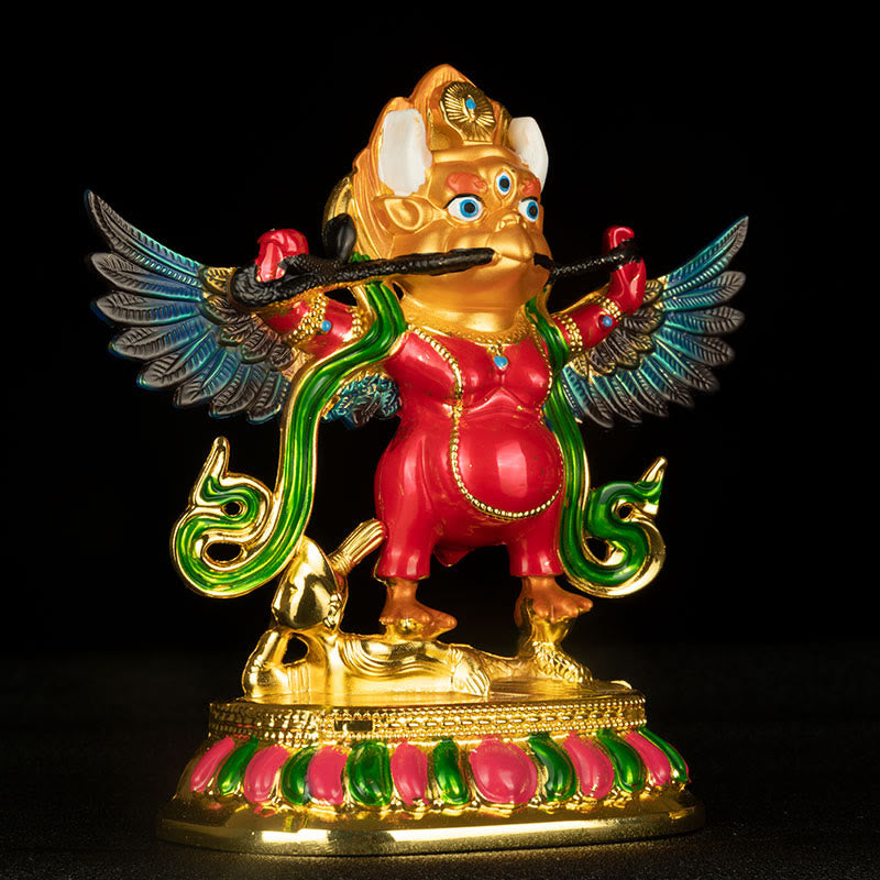 Statue spirituelle de l'oiseau Garuda | Figurine de protection pour la maison en alliage