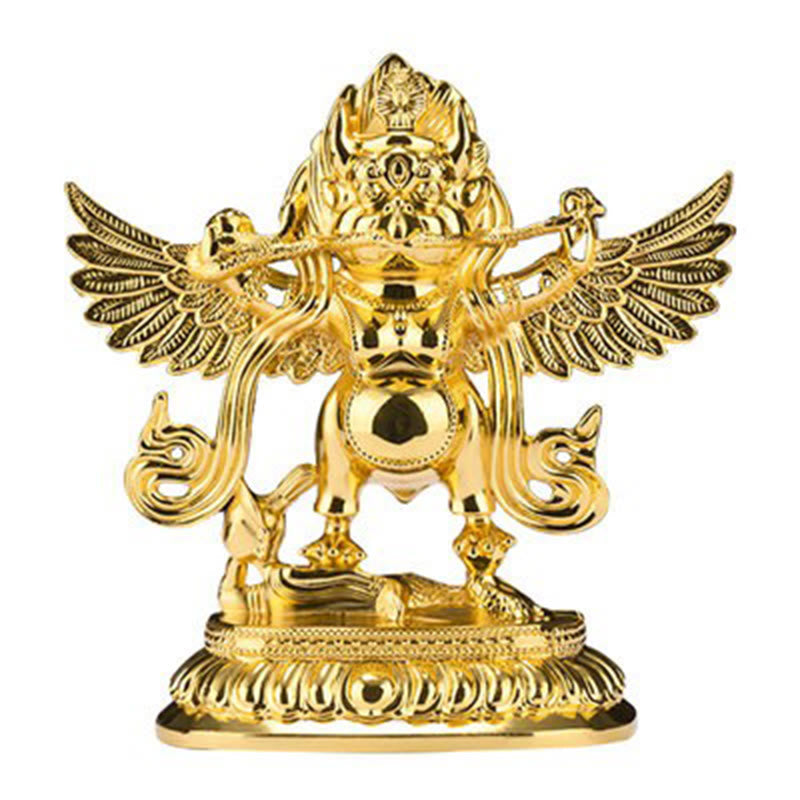 Statue spirituelle de l'oiseau Garuda | Figurine de protection pour la maison en alliage