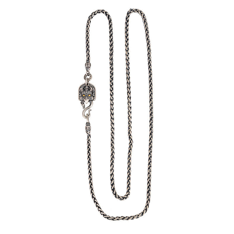 Collier Garuda Wisdom en argent sterling 925, chaîne de 63 cm