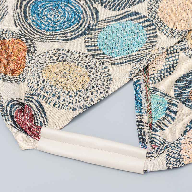 Sac à bandoulière triangulaire à imprimé léopard et fleurs de tigre géométriques