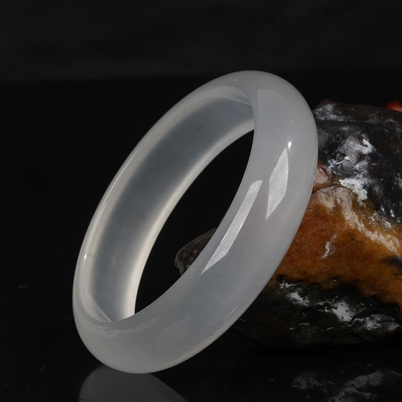 Bracelet en jade et soie dorée pour la richesse et la chance, jonc de 58 mm