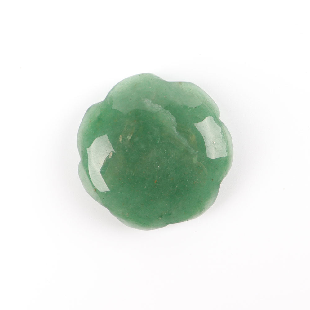 Green Aventurine 2-Inch Flower Crystal Figurine