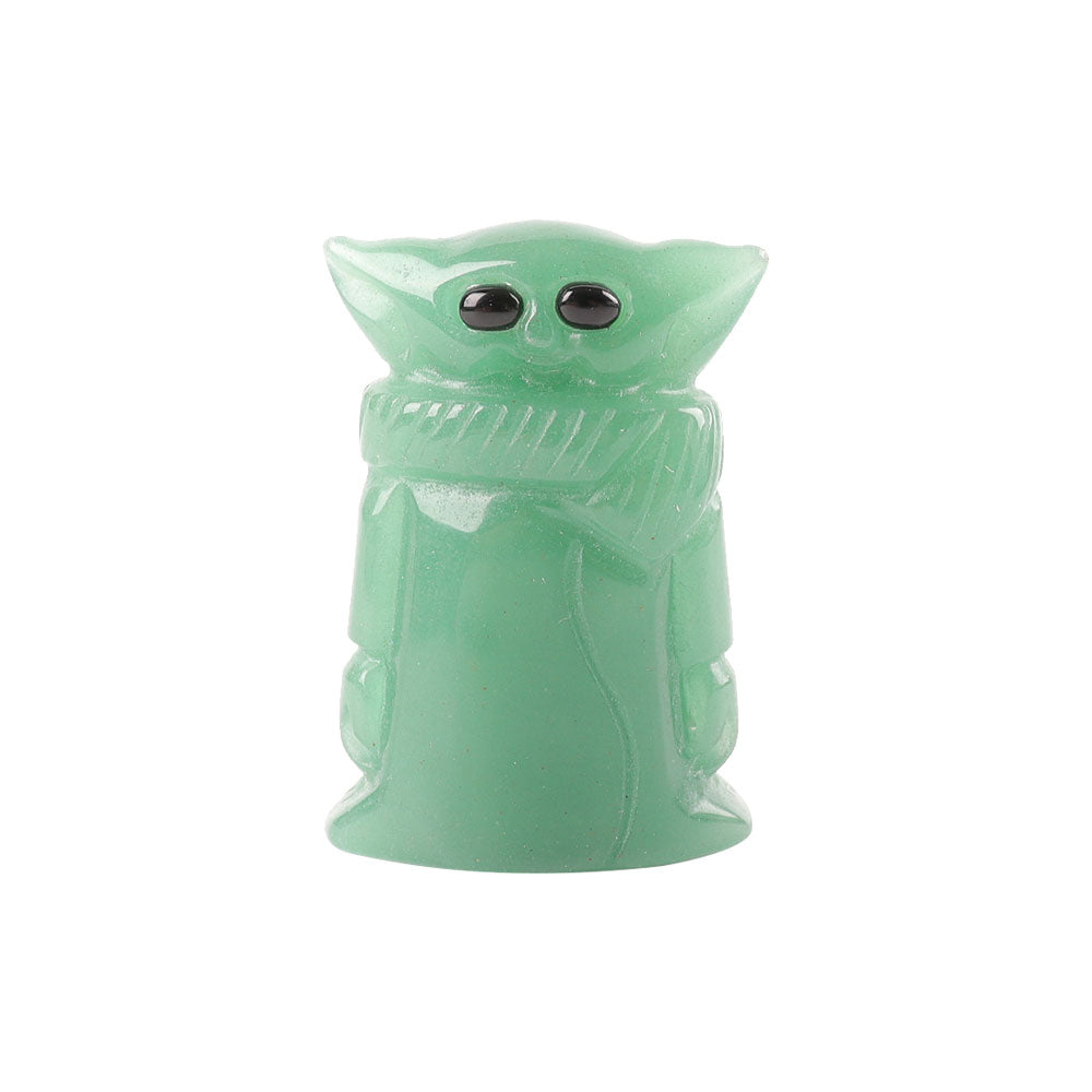 Green Aventurine Crystal Figurine Carving 2 Inch
