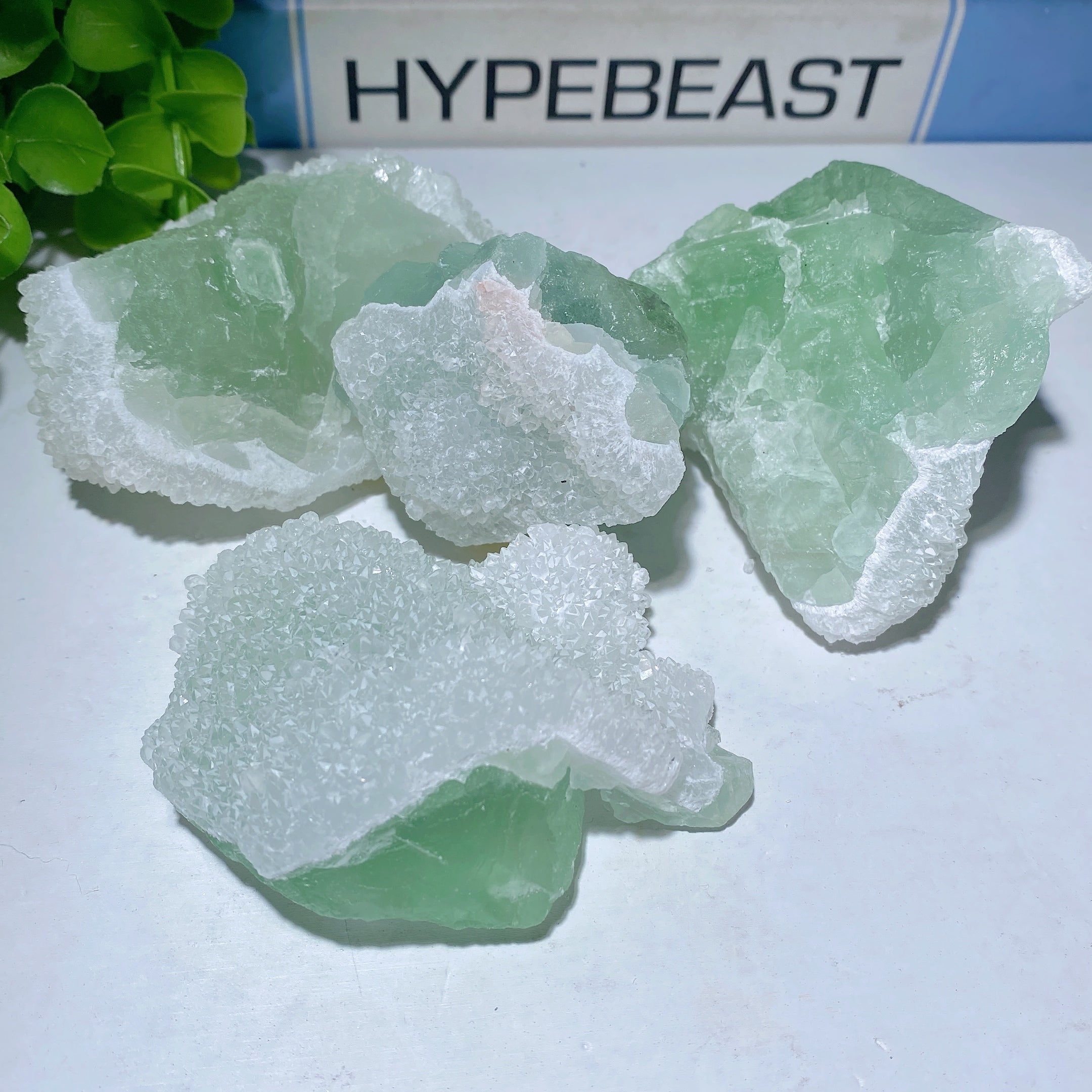 Green Fluorite Raw Crystal Chunks for Healing & Chakra Balance