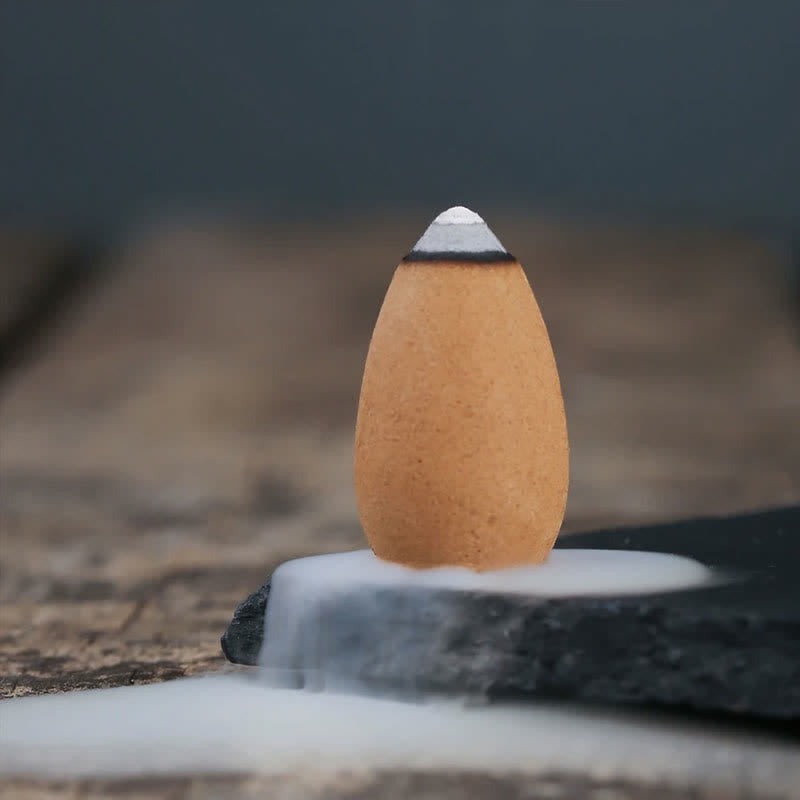 Brûleur d'encens à reflux en résine en forme de citrouille d'Halloween