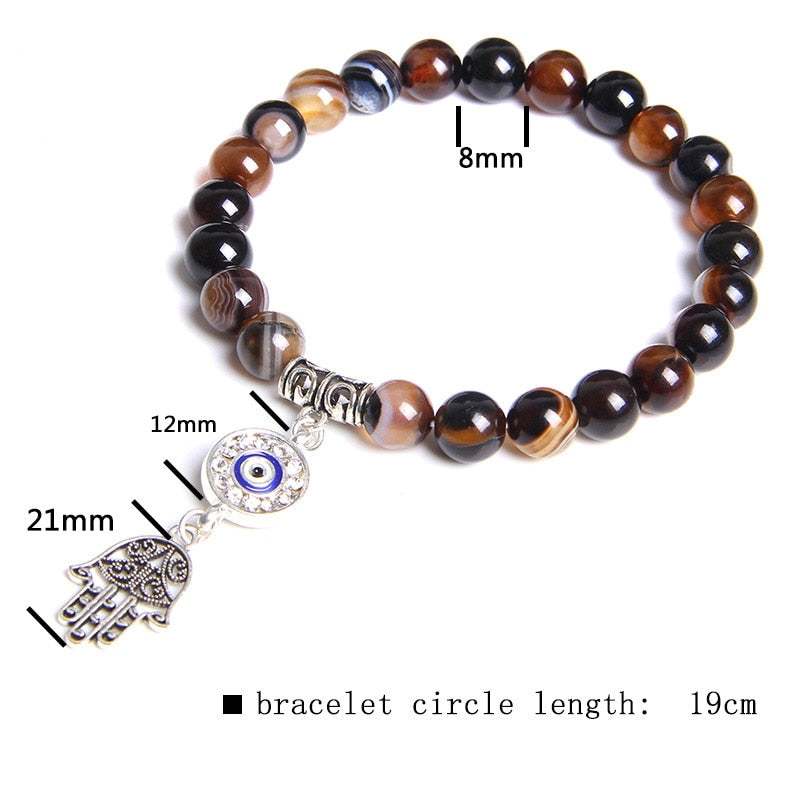 Bracelet Hamsa pour la protection et la force