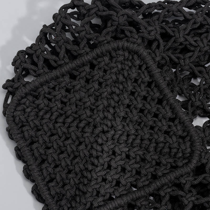 Sac à bandoulière en fil de coton tissé à la main pour le yoga