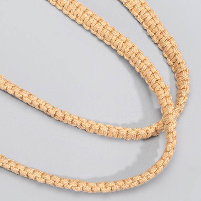 Sac à bandoulière en fil de coton tissé à la main pour le yoga