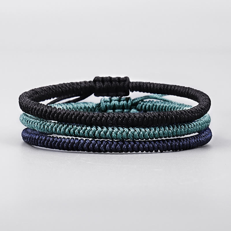 Bracelet tibétain King Kong Knot Strength fabriqué à la main