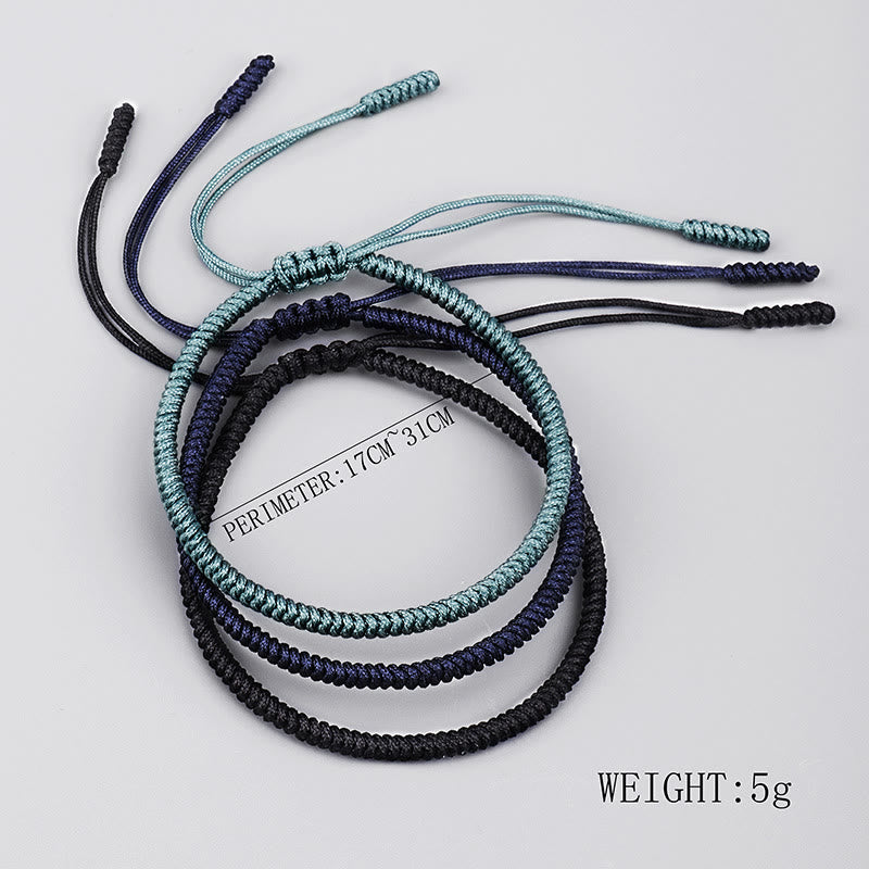 Bracelet tibétain King Kong Knot Strength fabriqué à la main