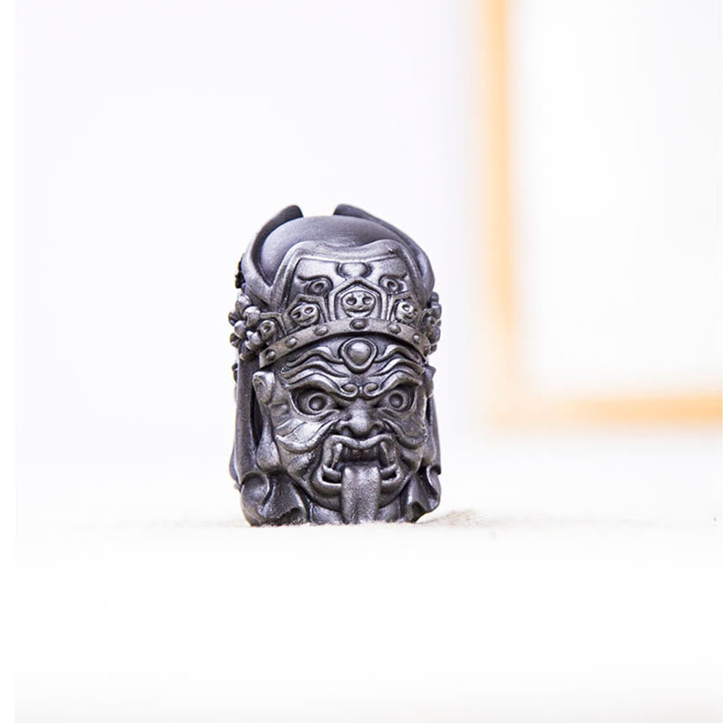 Statue de Zakiram en résine faite à la main de 7 cm, en poudre de fer rouillé