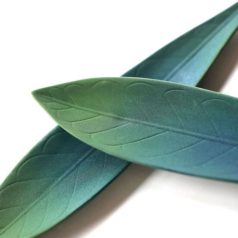 Brûleur d'encens en céramique fait à la main en feuilles de saule pour la guérison