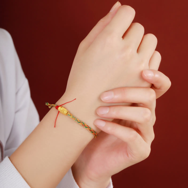 Bracelet dragon fait main pour le succès et la chance 14-19 cm