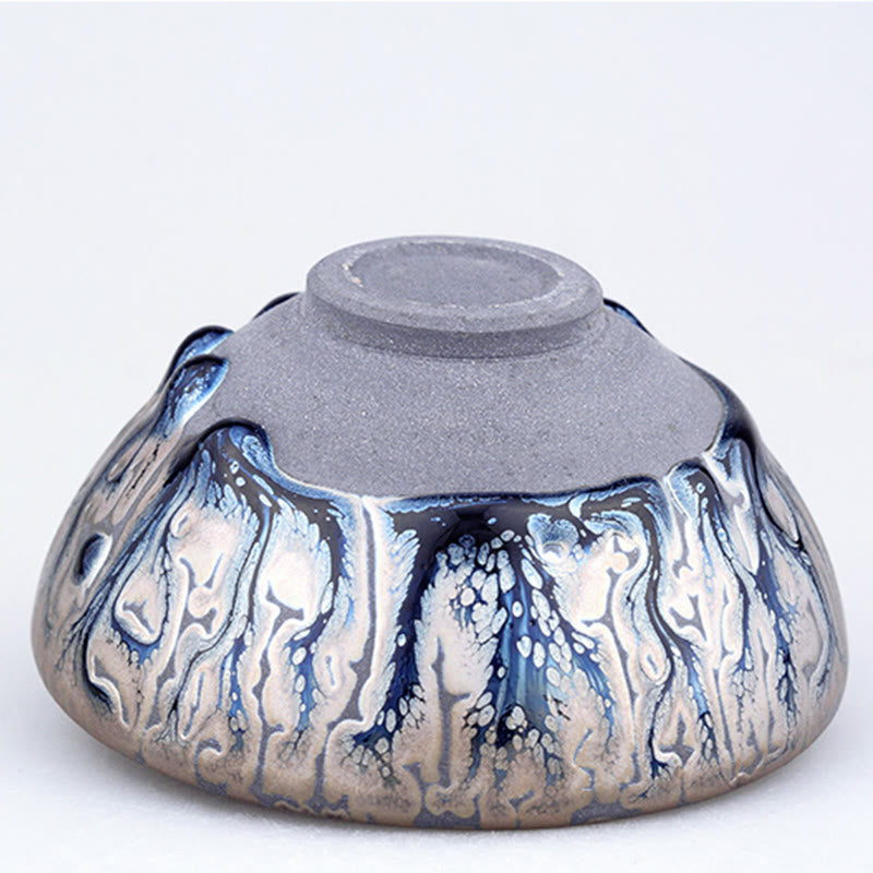 Tasse à thé en céramique Jian Zhan faite à la main, motif arbre à thé, 8,5 cm, pour décoration zen