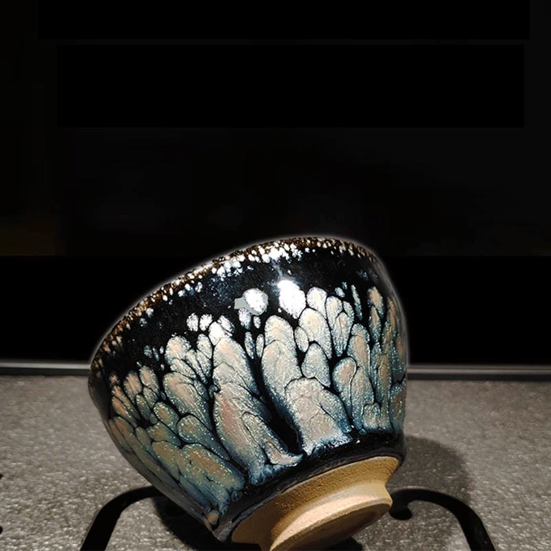 Tasse à thé en céramique Jianzhan Blue Spot faite à la main, 150 ml