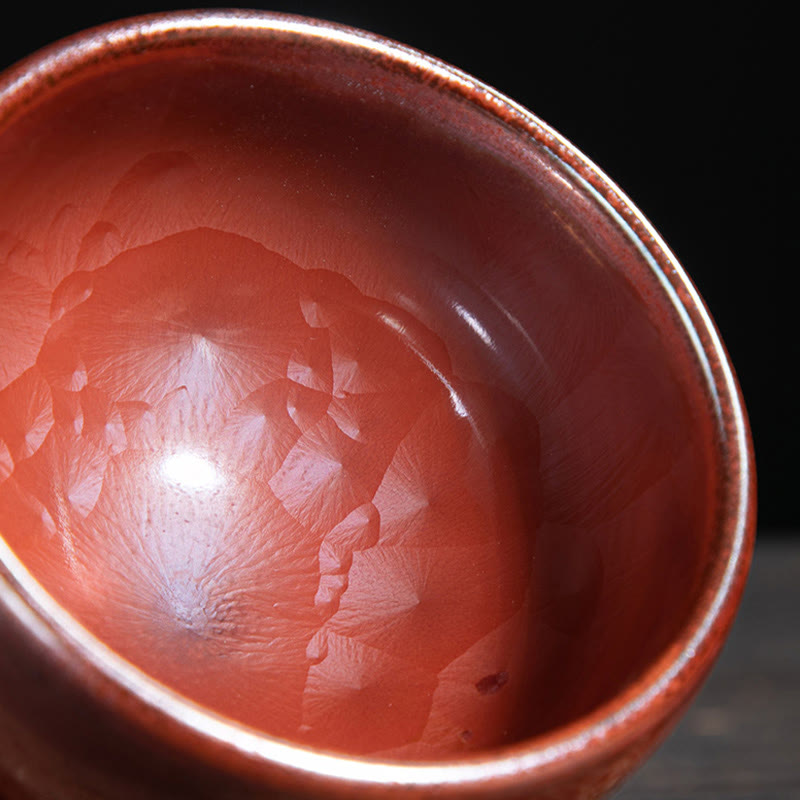 Tasse à thé en céramique faite à la main avec motif de lotus pour la cérémonie du thé Kung Fu