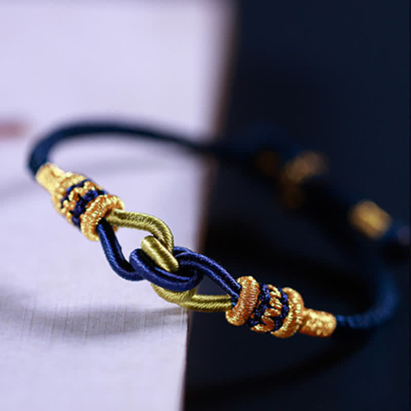 Bracelet en fil rouge fait main pour la foi et la force | Sons de guérison