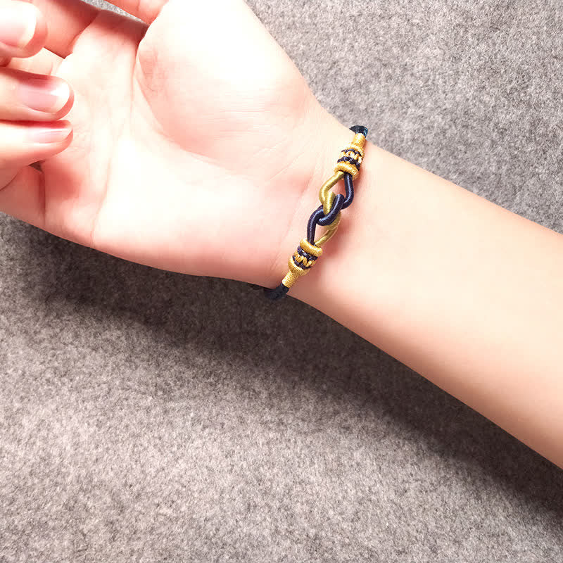 Bracelet en fil rouge fait main pour la foi et la force | Sons de guérison