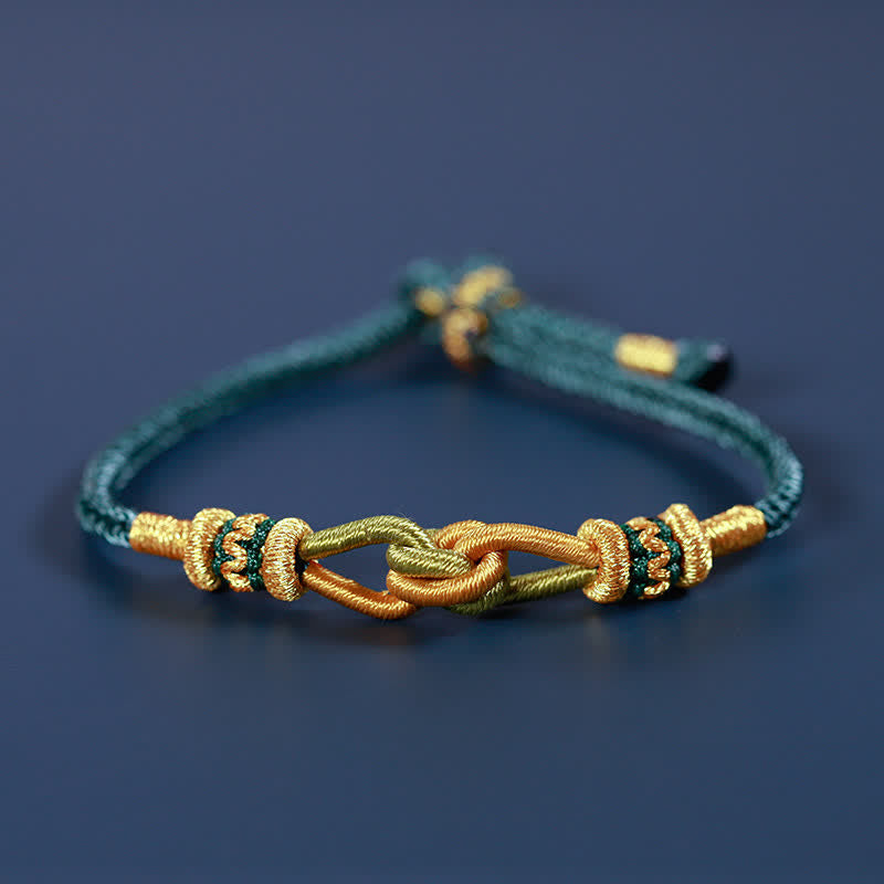 Bracelet en fil rouge fait main pour la foi et la force | Sons de guérison