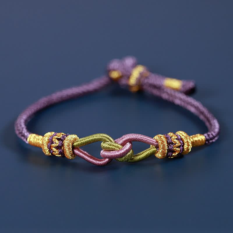 Bracelet en fil rouge fait main pour la foi et la force | Sons de guérison