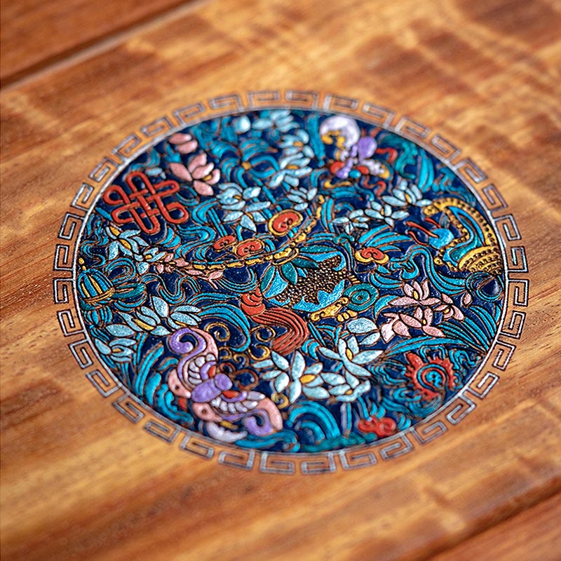 Coffret à bijoux en palissandre fait main, grande taille, verrouillable, 25,5 cm