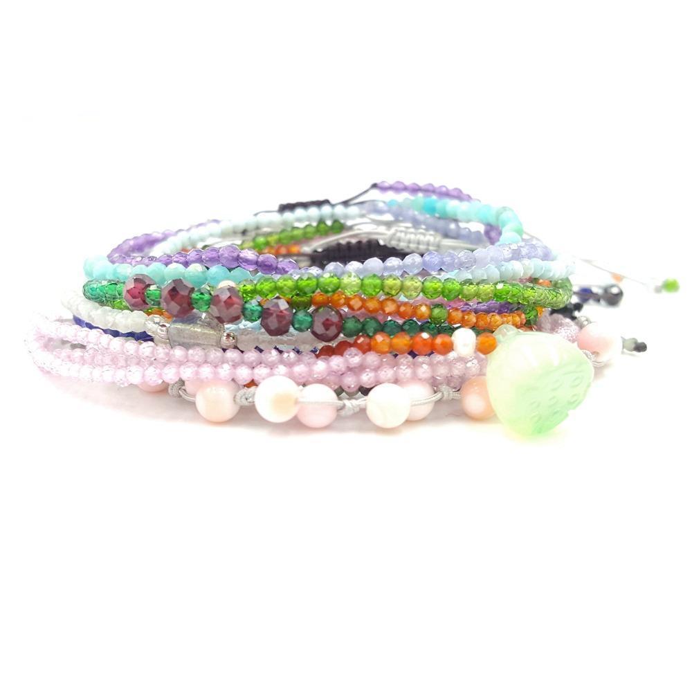 Bracelet énergétique de guérison en pierres précieuses