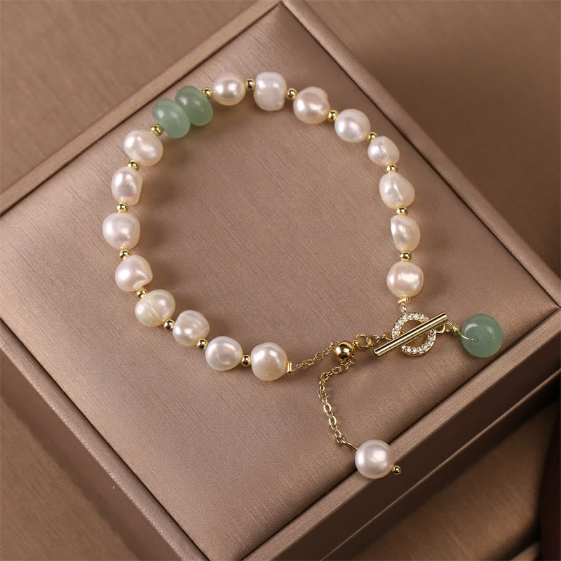 Bracelet de perles de guérison avec quartz fraise vert pour la sagesse