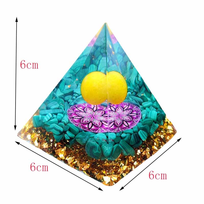 Pyramide d'orgone pour le rajeunissement du cœur