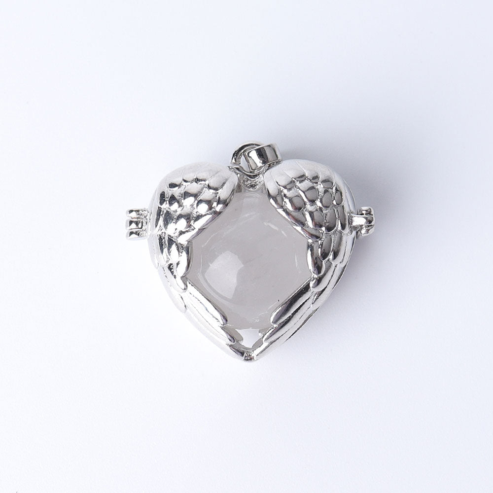 Heart Shape Crystal Pendant | Spiritual Healing Necklace