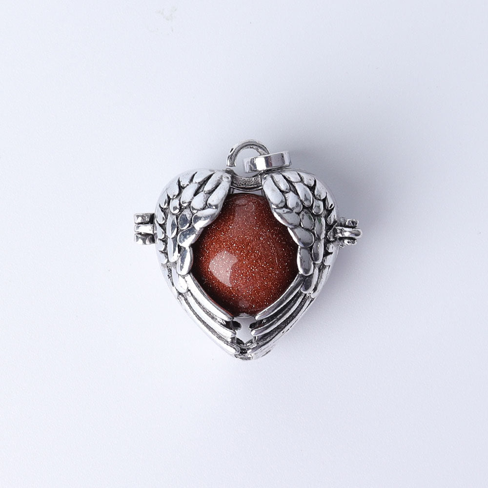 Heart Shape Crystal Pendant | Spiritual Healing Necklace