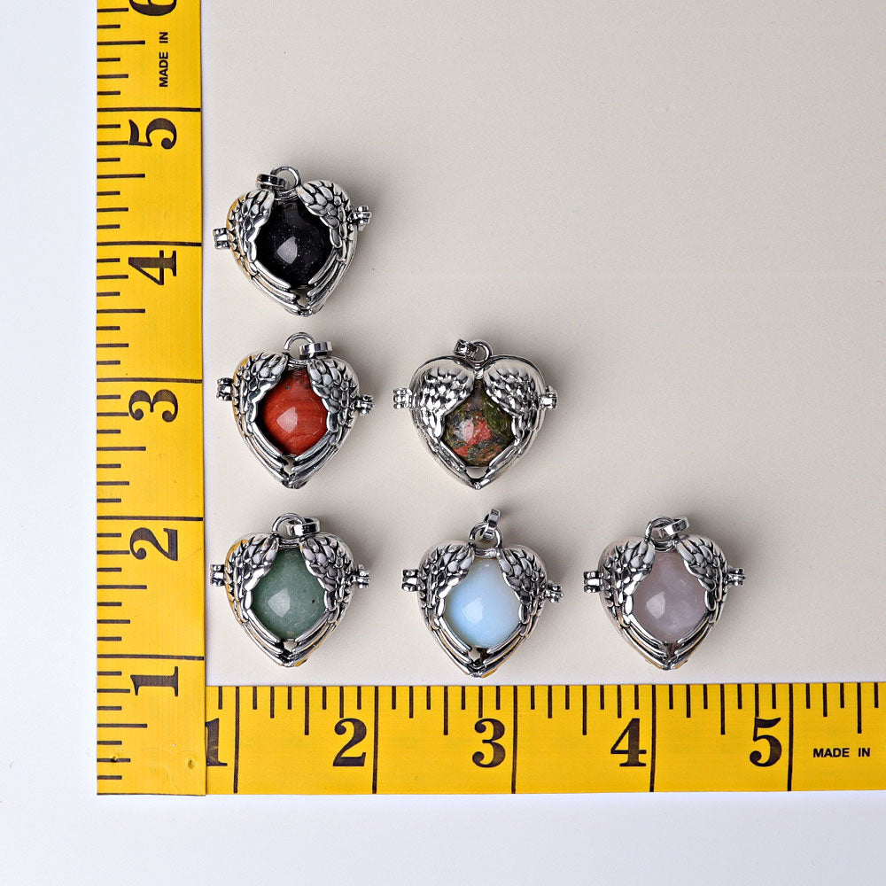Heart Shape Crystal Pendant | Spiritual Healing Necklace