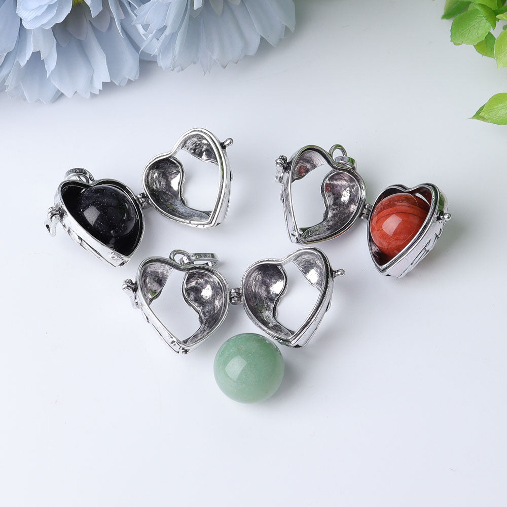 Heart Shape Crystal Pendant | Spiritual Healing Necklace