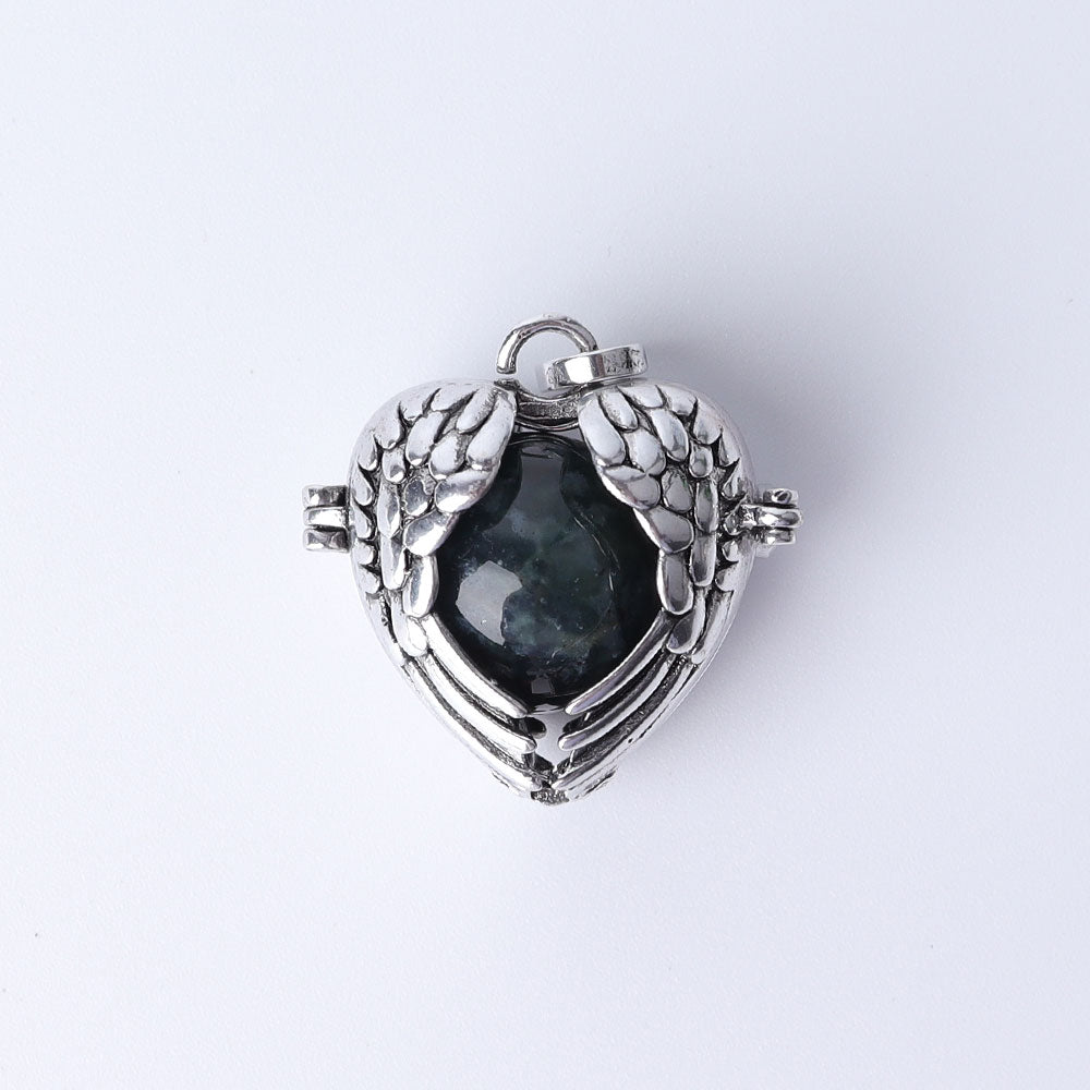 Heart Shape Crystal Pendant | Spiritual Healing Necklace